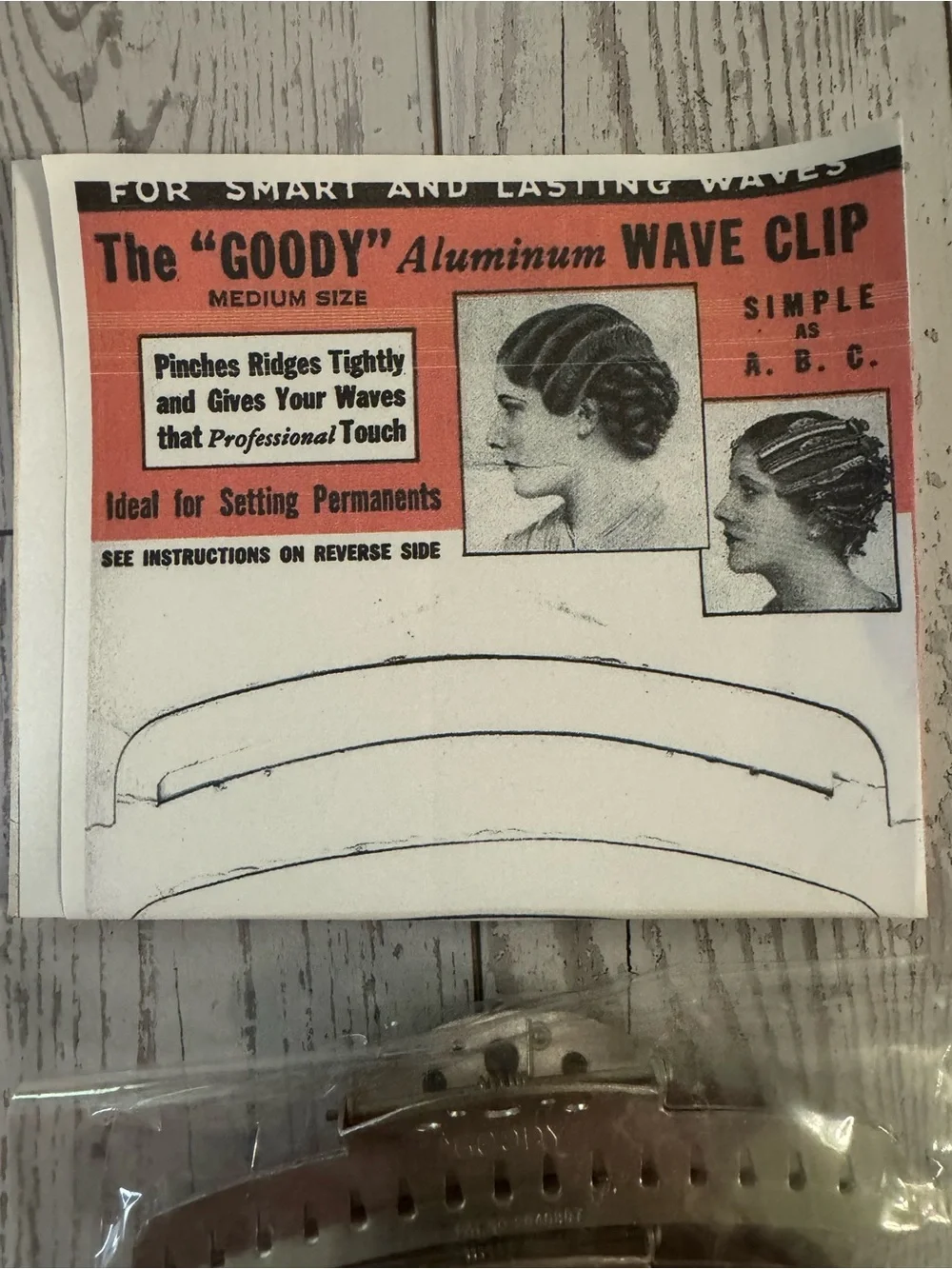 8 goody vintage wave clips